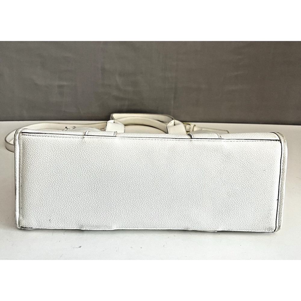 The Totebag Crossbody Bag‎ Tote White Vegan Leather Black Type - Picture 9 of 12